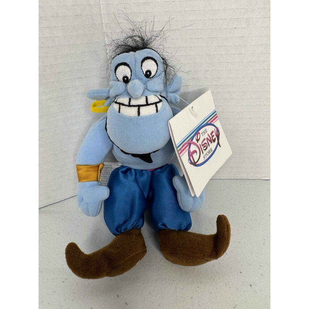 Disney Store Aladdin Genie Mini Bean Bag Plush Toy Vintage NEW WITH TAGS NWT